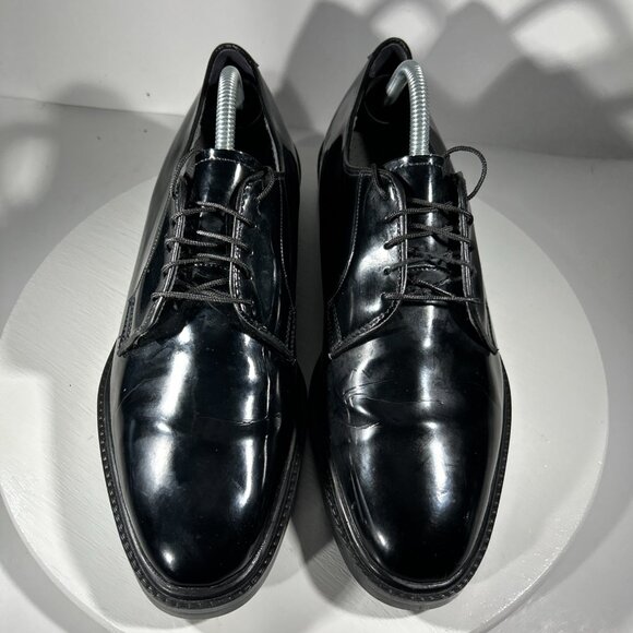 Capps High Gloss Shoes Mens Size 10 D Shiny Military Dress Uniform - USED TWICE - Picture 2 of 14